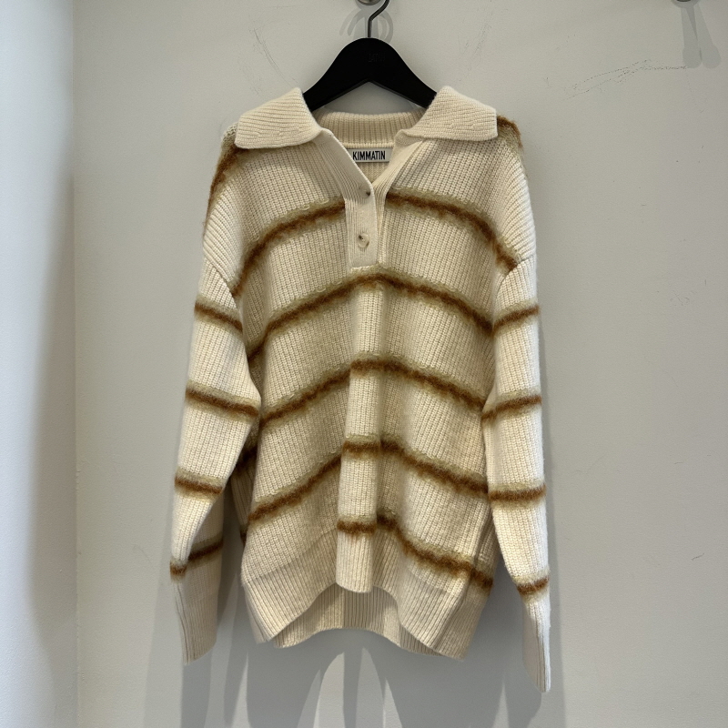 不退换全韩 MATINKIM韩国代购2025冬针织衫 KM259OPO011M 5K04