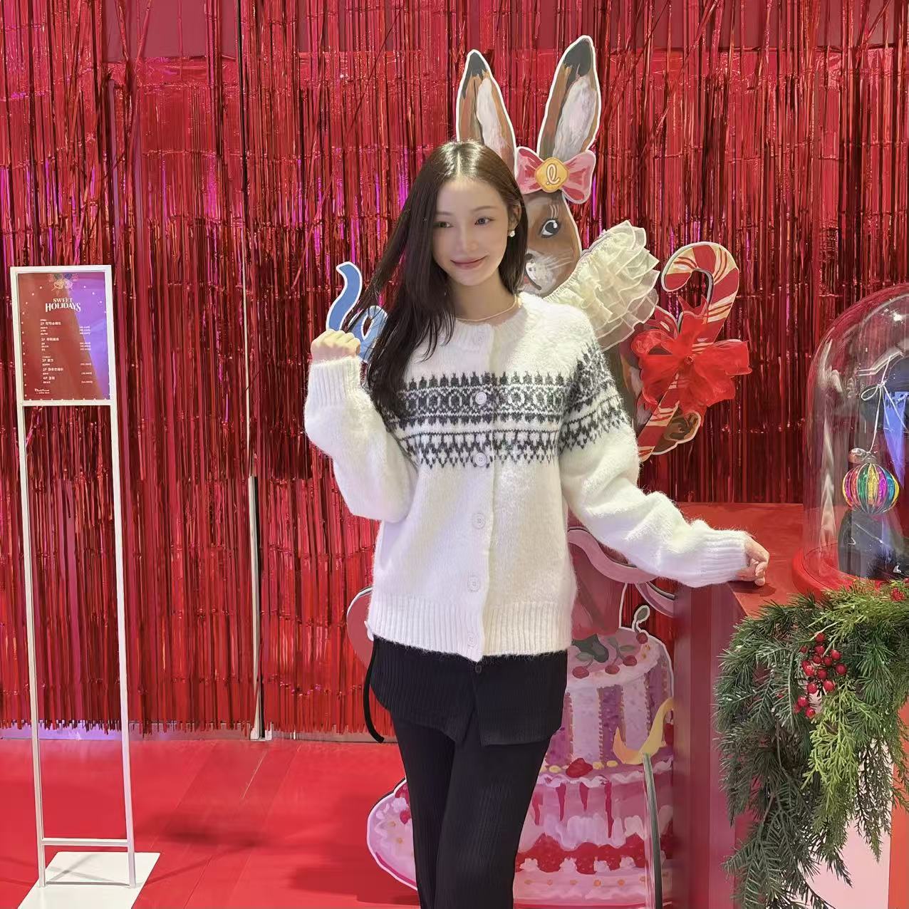 【小恩推荐】全韩百货 ON&ON安乃安 冬针织开衫 NMK5WDB20 5K24