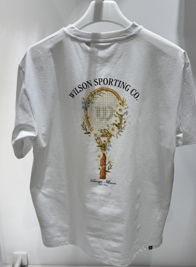 不退换COTA韩国代购 WILSON 2026春 男女T恤 W261003TTS32 6C18