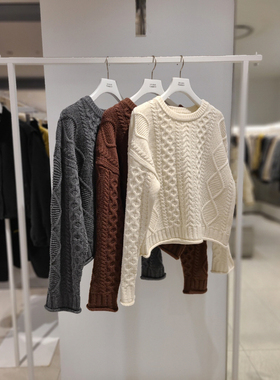 全韩百货 TOMBOY 韩国代购 2025秋百搭毛针织衫 91054-52118 5J30