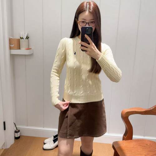 不退换COTA韩POLORALPHLAURENLADY秋毛针织衫 RL260915SNC08 6I15