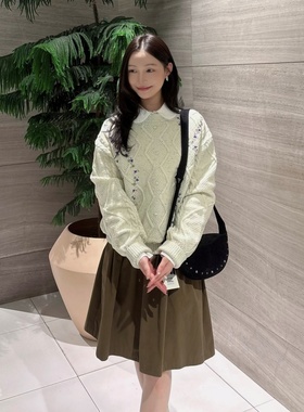 【小恩推荐】不退换全韩 MUEMUER韩代25冬针织 MU2599PO902M 5K10