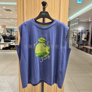 不退换 COTA 韩国代购 BENETTON 26夏 T恤 BATS72-631 6F06