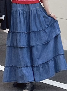 不退换全韩百货LUCKYCHOUETTE韩代25秋半身裙 LFPD-W25205 5I03