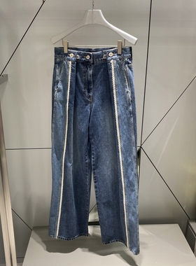 不退换全韩百货LUCKYCHOUETTE韩代25冬牛仔裤 LFPD-W25440 5K05