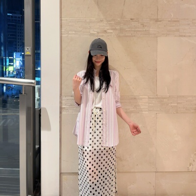 【小恩推荐】不退换韩代LUCKYCHOUETTE26半身裙 LFKA-M26820 6B27