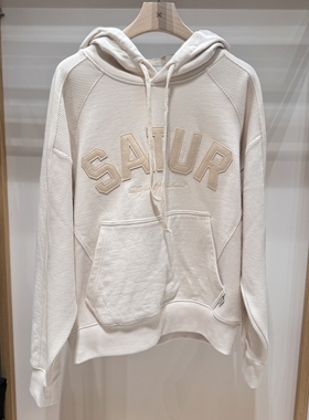 不退换COTA 韩国代购 SATUR 2026春 时尚卫衣 SA261UTH02 6B10