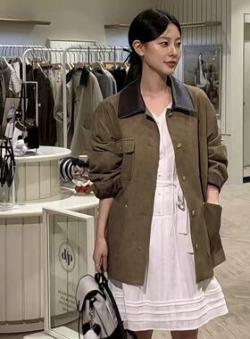 不退换全韩 DEPOUND 韩国代购2025秋 休闲外套 DP2578JK001D 5J25