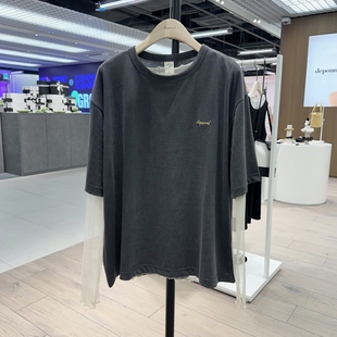 不退换全韩 DEPOUND 韩国代购2025秋 T恤 DP2578TS009M 5J25
