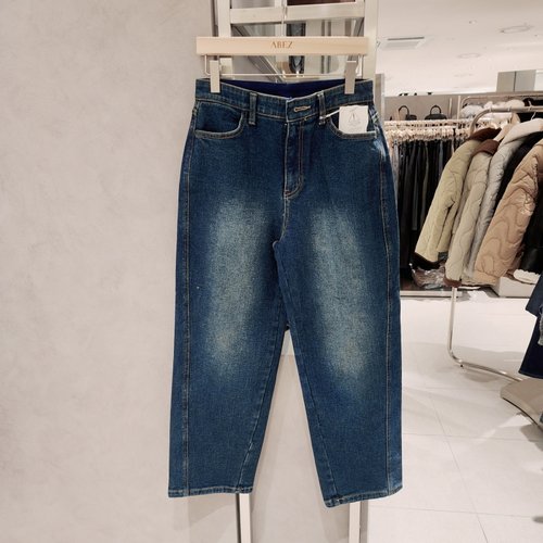 全韩百货 ABFZ 韩国代购 2025冬 时尚牛仔裤 AFA1HE31B 5K17