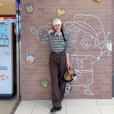 【小恩推荐】不退换全韩 DEPOUND 秋 牛仔裤 DP2578DN002M 5J25