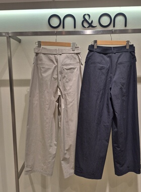 COTA 韩国代购 ON&ON/安乃安2026春 时尚休闲裤 NMW6SL216 6B23