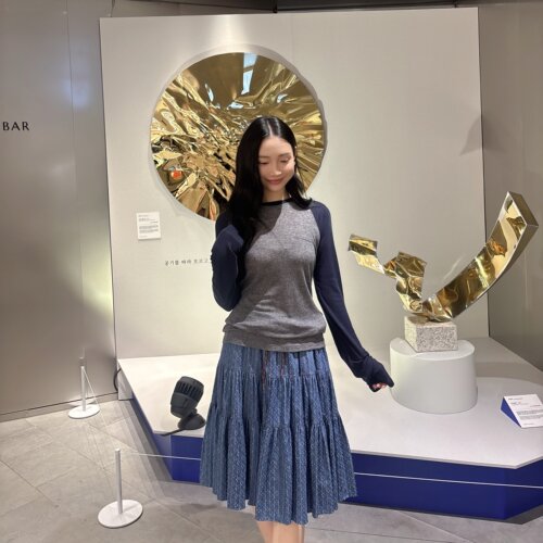不退换 COTA 韩代 LUCKYCHOUETTE 26夏 半身裙 LFKA-M26030 6G08