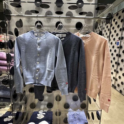 全韩百货 COMMEDESGARCONS 韩代 2025夏针织开衫 CDGLCD0001 5F27