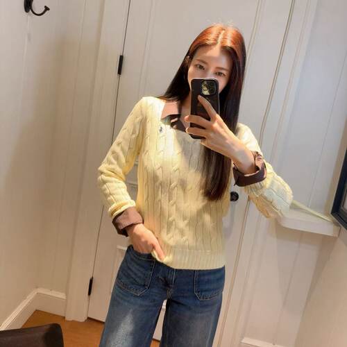 不退换POLORALPHLAURENLADY韩代26秋针织衫 RL260915SNC07 6I16
