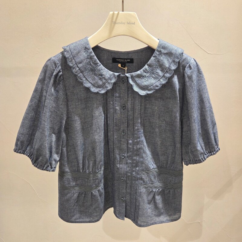 不退换COTA韩代 THURSDAYISLAND 2026春衬衫 T264MBL215W 6D13