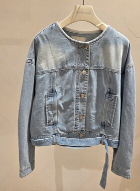 不退换COTA韩代THURSDAYISLAND 2026春牛仔外套 T262MJK141W 6B27