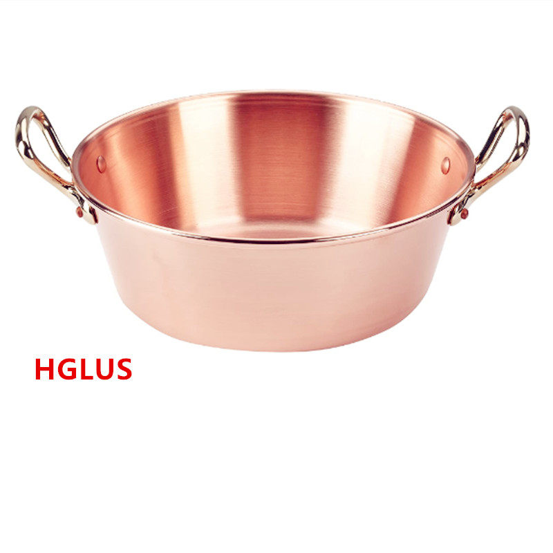 法国Mauviel 1830纯铜果酱锅熬阿胶锅30公分