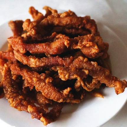 淄博炸肉500g博山炸肉 瘦肉  没有肥的 淄博特产