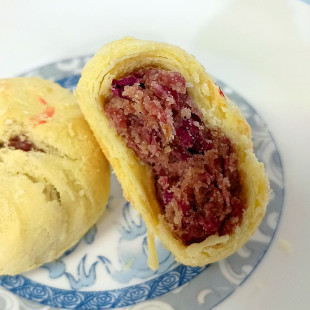 淄博博山清梅居糕点【鲜花饼】250g 清真