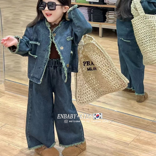 外套阔腿裤女宝宝洋气两件套