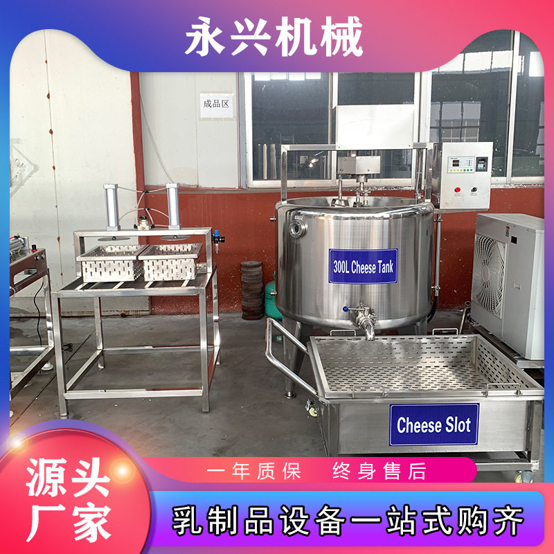 小型奶酪发酵罐奶豆腐加工设备马苏里奶酪球成型机乳品加工流水线