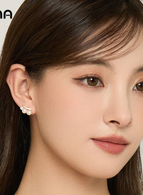 ona淡水珍珠耳环女轻奢精致高级感耳钉耳坠2025新款爆款耳饰品