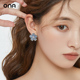 ona小清新花朵耳环女小众设计高级感耳坠春夏少女感甜美银针耳饰