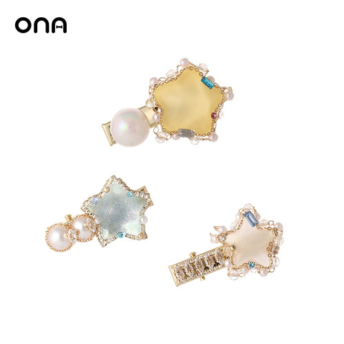 ona星星发夹女甜美少女感
