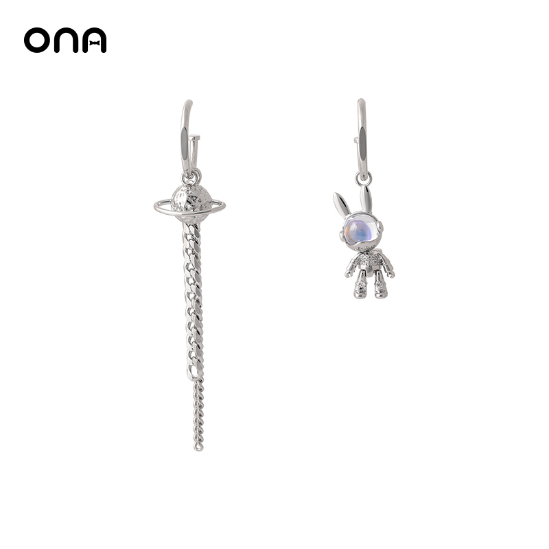 ona宇航兔小众设计高级感耳环女