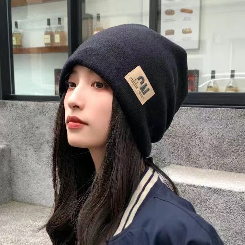 秋冬氛围感厚帽子保暖护耳
