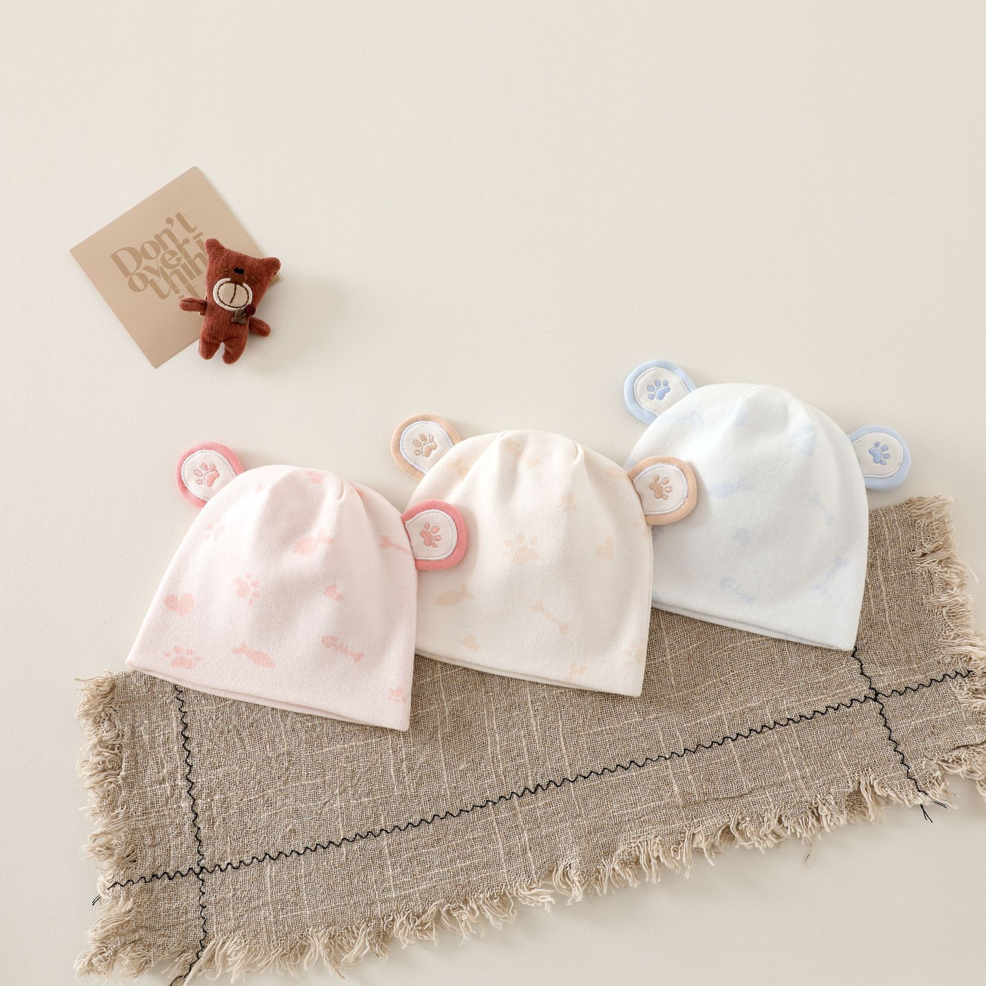 新生婴儿胎帽护囟门包头帽