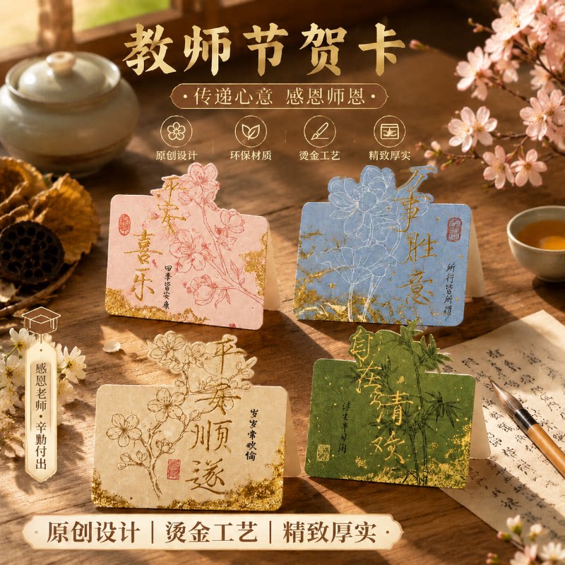 教师节贺卡送老师信封祝福卡纸图片