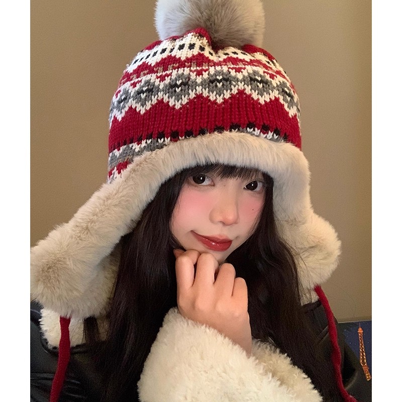 加绒加厚雷锋帽子防寒保暖