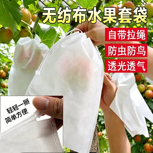 【自带抽绳】水果套袋放鸟虫