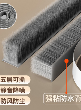 门缝密封条窗户挡风神器门底防风条门窗缝隙玻璃推拉漏风冬季毛条