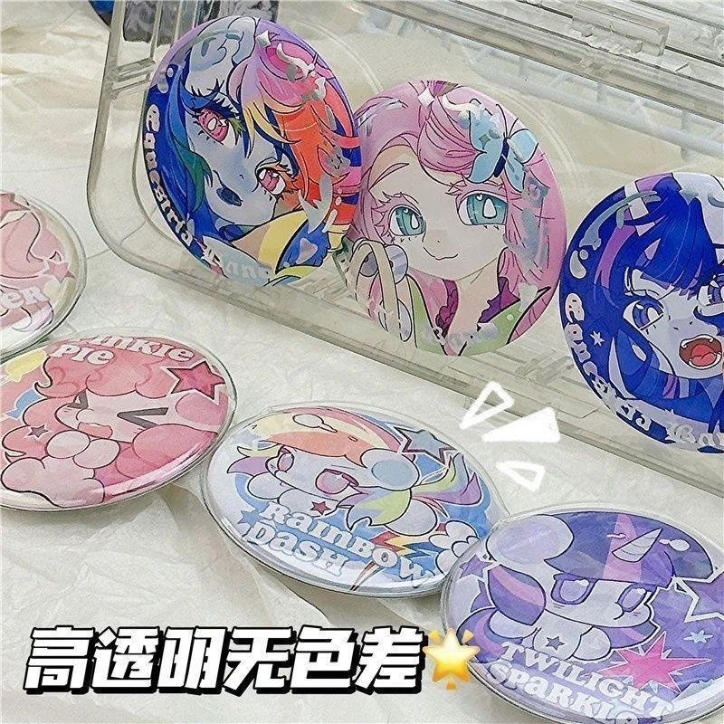 吧唧保护套挂件透明圆形展示套