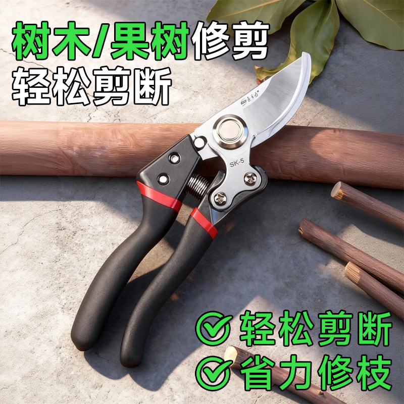 剪树枝剪刀专用花剪园艺园林修枝园丁剪嫁接强力采摘省力修水果树