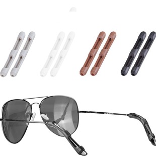 眼镜防脱落耳托脚套运动防掉硅胶防滑套眼睛镜框支架固定腿套