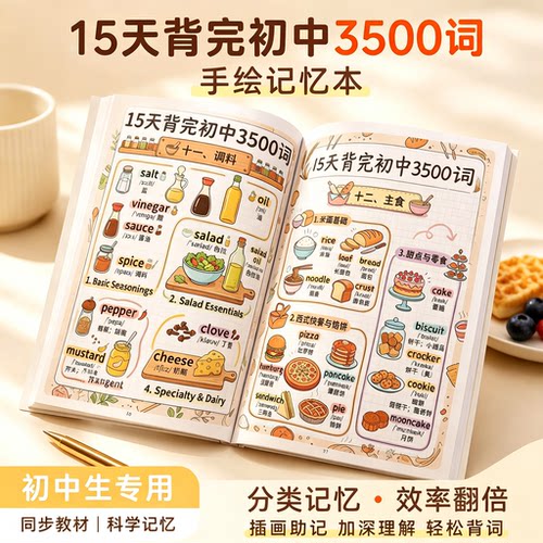 高效背词！15天速记3500词汇本