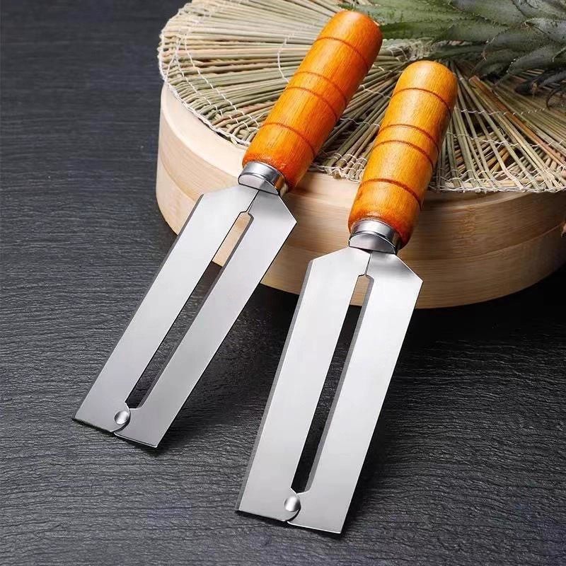 削甘蔗皮的刀菠萝神器商用专用切甘蔗刨皮刀不锈钢打皮刮皮削皮器,厨房/烹饪用具,水果削皮器,淘宝优惠券,粉丝福利购,淘宝优惠卷