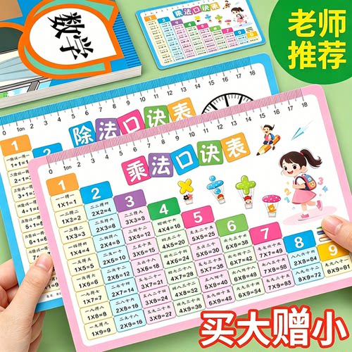 【打好基础！】乘除口诀表