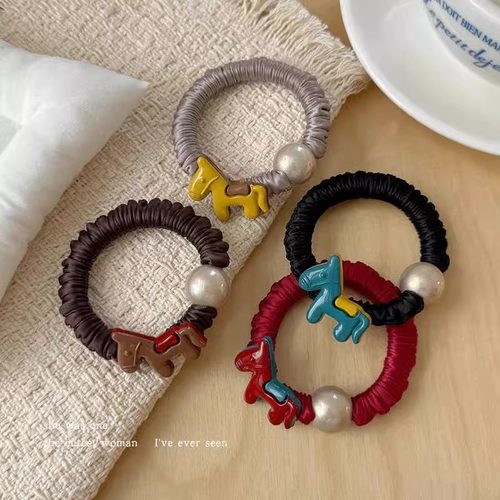 马年新款头绳扎马尾丸子头发圈