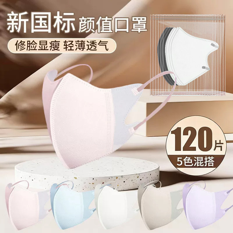 一次性口罩3D立体女高颜值透气图片