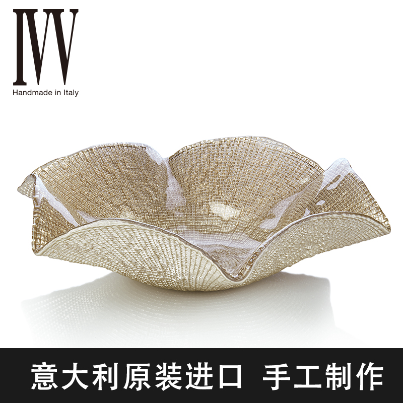 意大利IVV奢华高档玻璃盘子