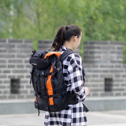 出差旅行男胸扣双肩背户外运动骑行大容量书包女多功能旅游登山包