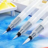 自来水毛笔套装 软头储水画笔 固体水彩颜料笔初学者手绘画笔单支装