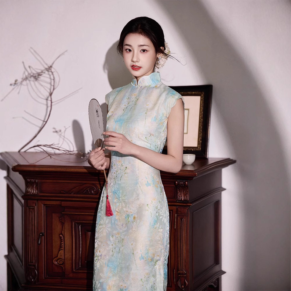 新中式绝美改良旗袍年轻款2026夏季高级感少女民国大小姐日常可穿