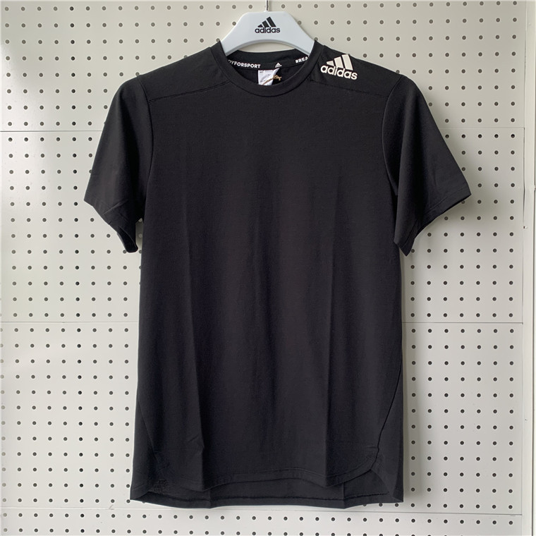 Adidas阿迪达斯男装速干薄款短袖运动健身跑步训练T恤HB9204