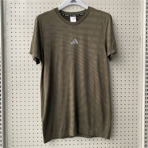 Adidas阿迪达斯男装夏季新款休闲短袖跑步训练T恤IW5888